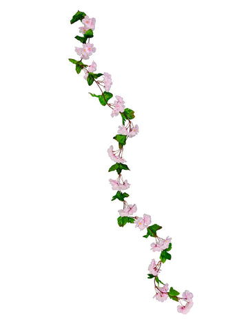 Rózsaszín cseresznyevirág füzér 220 cm esküvői dekorációk