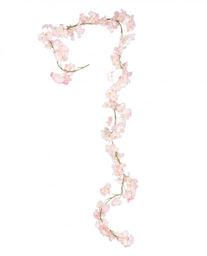 Rózsaszín cseresznyevirág füzér 1,80 m esküvői dekoráció