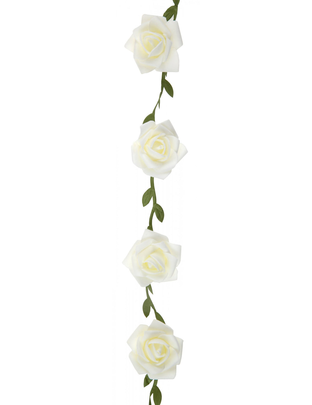 Guirlande de roses mariage pour décoration blanches