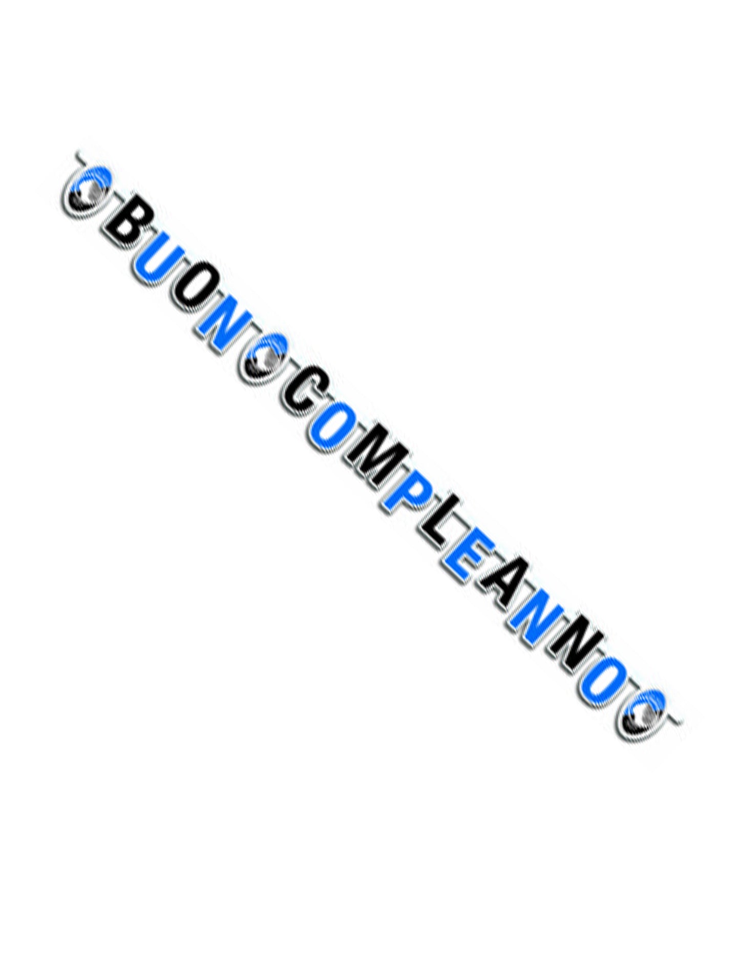 Buon compleanno Atalanta™ kartonfüzér 215 x 15 cm