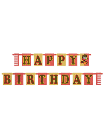 Boldog születésnapot Kawaii Harry Potter 180 cm -es karton karton Garland 180 cm
