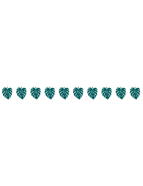Elegáns trópusi karton Garland 200 x 15 cm