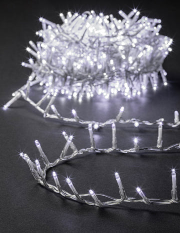 Kültéri girland hidegfehér 500 LED 12,5 m 