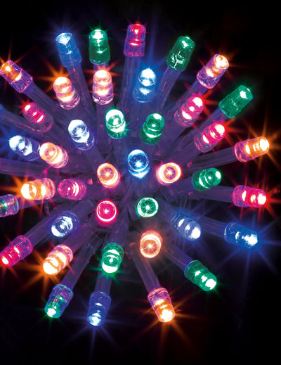 Guirlande extérieure 8 jeux de lumière multicolore 10 m