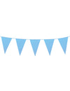 Guirlande à fanions géants pour fête bleu ciel