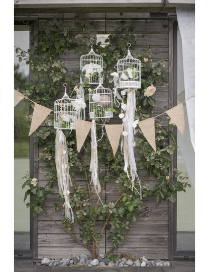 3 méteres juta girland rusztikus esküvőre