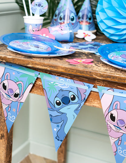 Varrás 230 cm -es papír zászlók koszorú