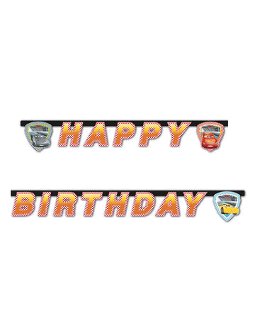 Boldog születésnapot autók 3 2 méteres koszorú