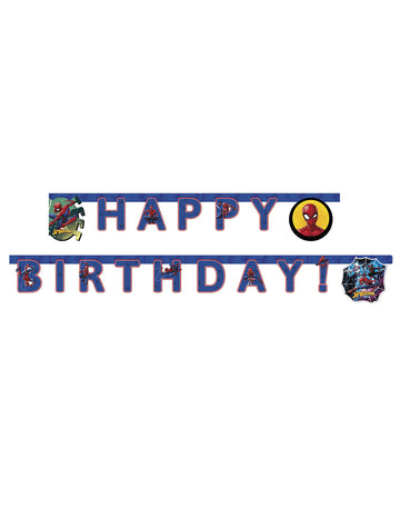 Spiderman™ "Happy Birthday" girland 200 x 16 cm 