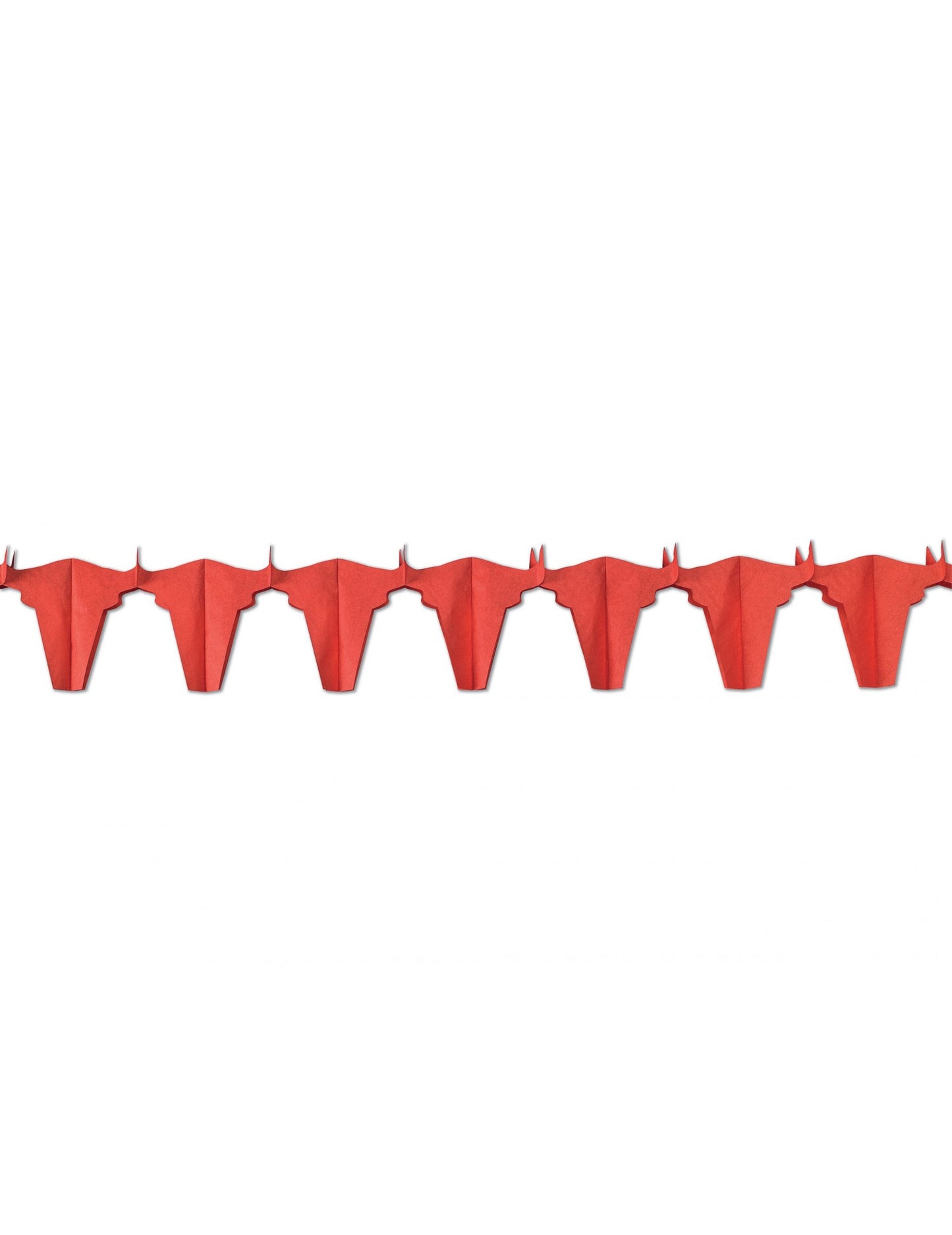Virágpapír Garland piros Taurus 4,5 m
