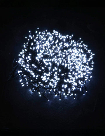 20 méteres hideg fehér fényfüzér 1000 LED-del kültéri használatra