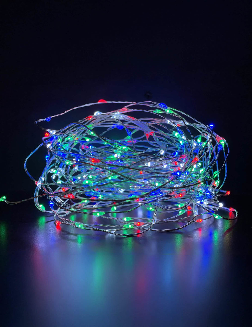 Többszínű kültéri fényfüzér 180 LED cső