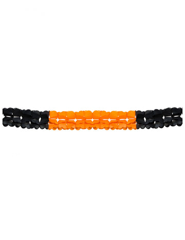Narancs és fekete Halloween Garland
