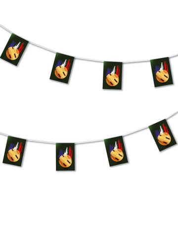 4,5 m aranytartály papír koszorú