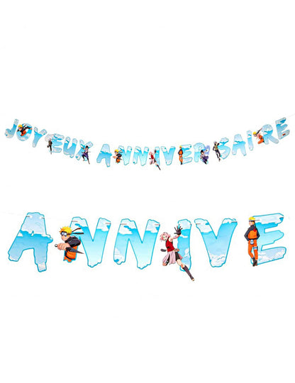 Naruto Shippuden™ Boldog születésnapot papír girland 250 x 16cm