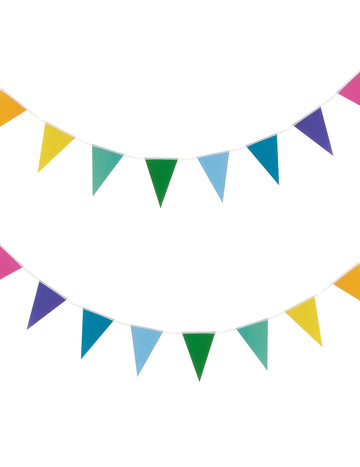 Garland kicsi többszínű zászlók 2 m
