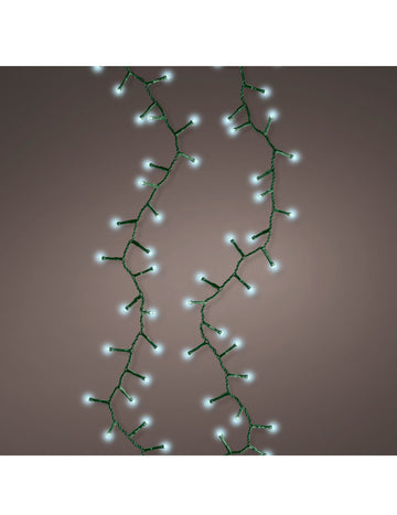 Fehér fényfüzér 400 LED-del, 10 m 