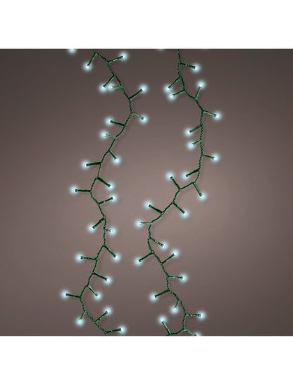 Fehér fényfüzér 400 LED-del, 10 m 