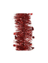 Guirlande pour sapin décoration Noël rouge avec étoiles