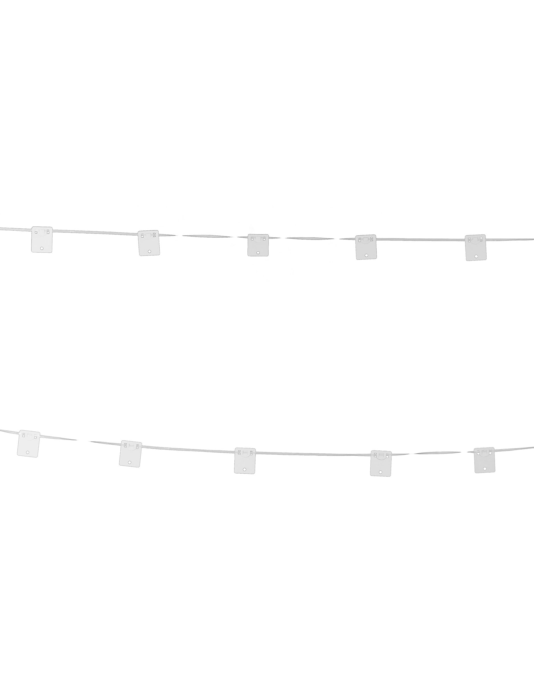 Guirlande support pour 24 ballons kit arche pour décoration blanc