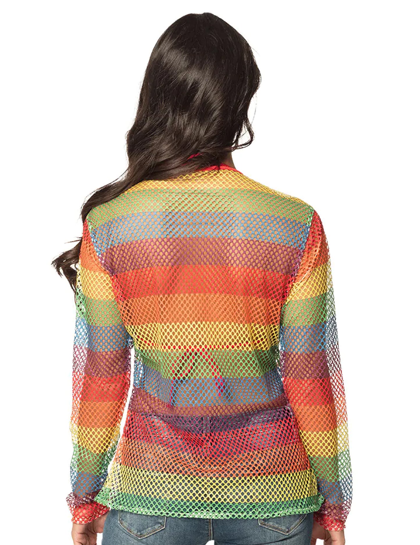Női szivárványos halháló felső