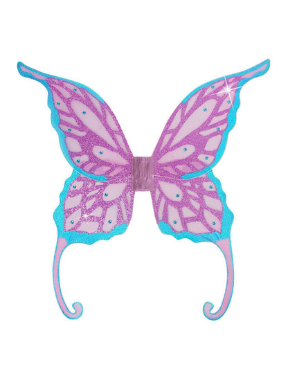 Türkiz és lila tündér szárnyak 85 x 88 cm