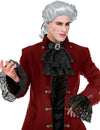 Jabot et manchettes dentelles pour adulte noires