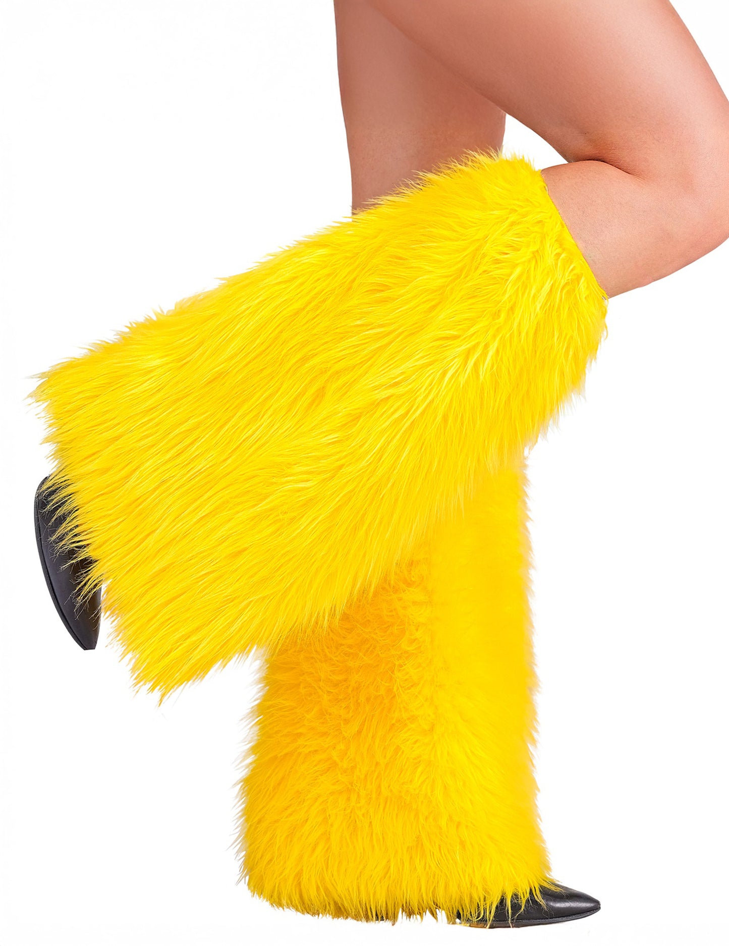 Felnőtt sárga szőrös lábak