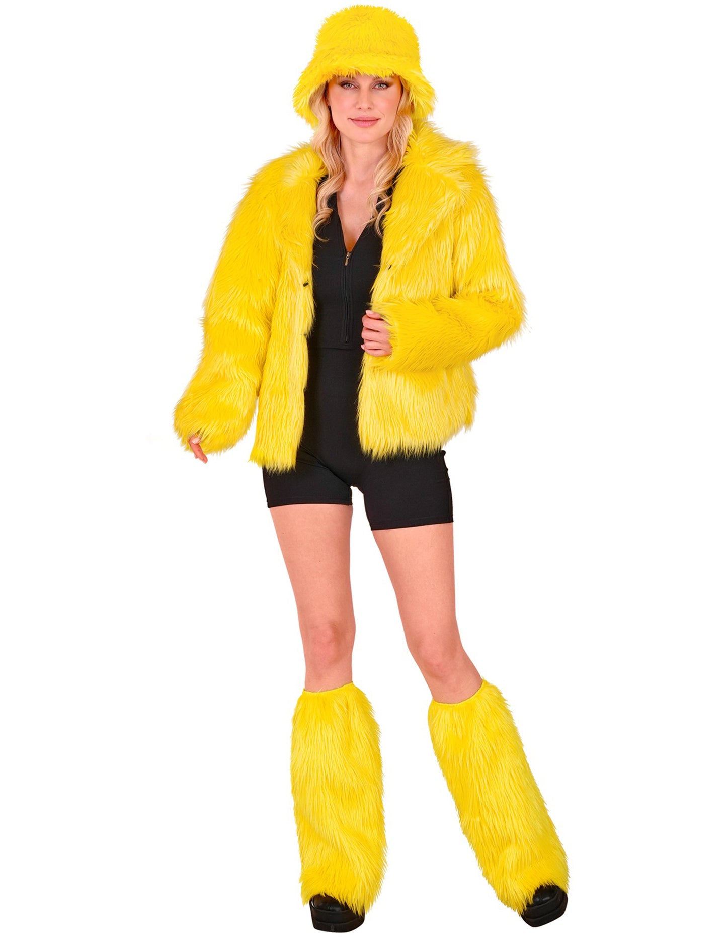 Felnőtt sárga szőrös lábak