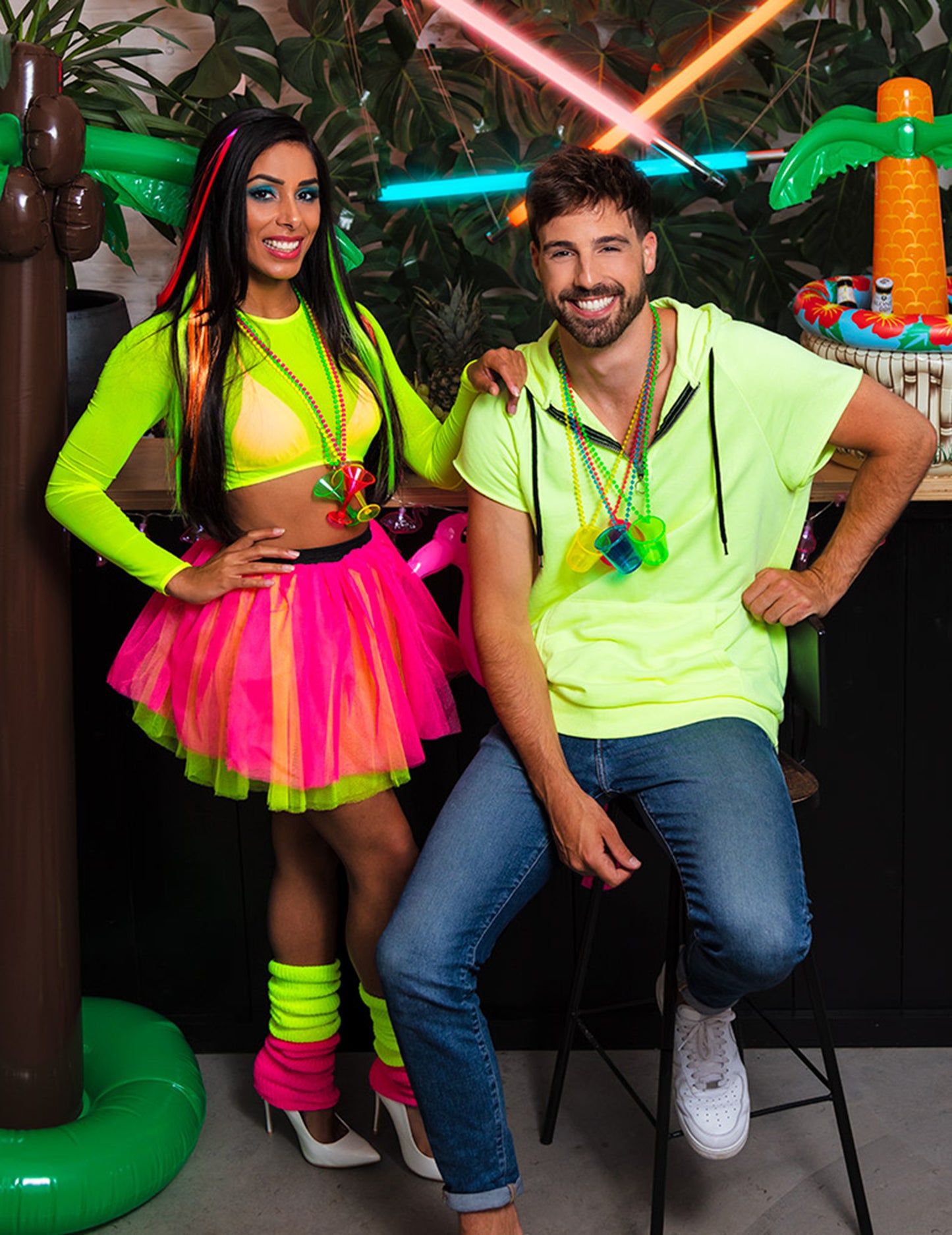 Fluo sárga nadrág nő
