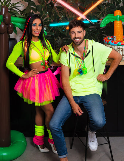 Fluo sárga nadrág nő