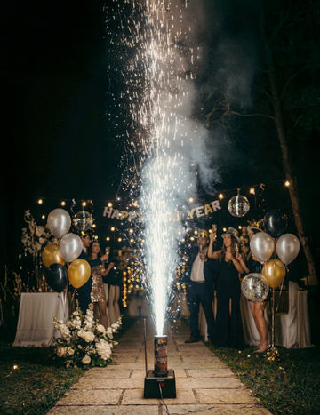Jet de scène 3 mètres 30 secondes pour fête argent