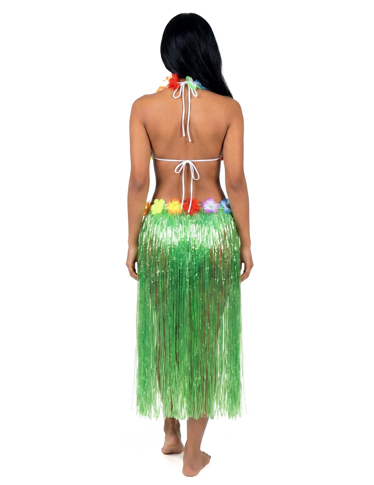 Hosszú hawaii szoknya zöld felnőtt