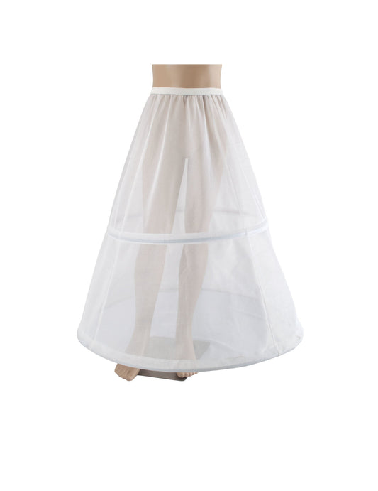 Jupon bouffant pour enfant blanc à cerceaux