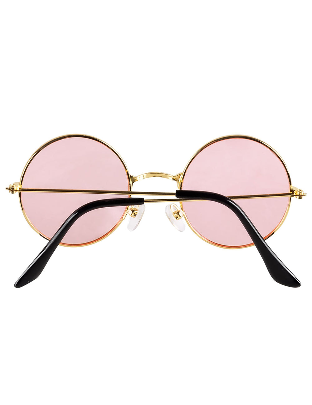 Lunettes roses rondes du kit accessoires hippie deluxe