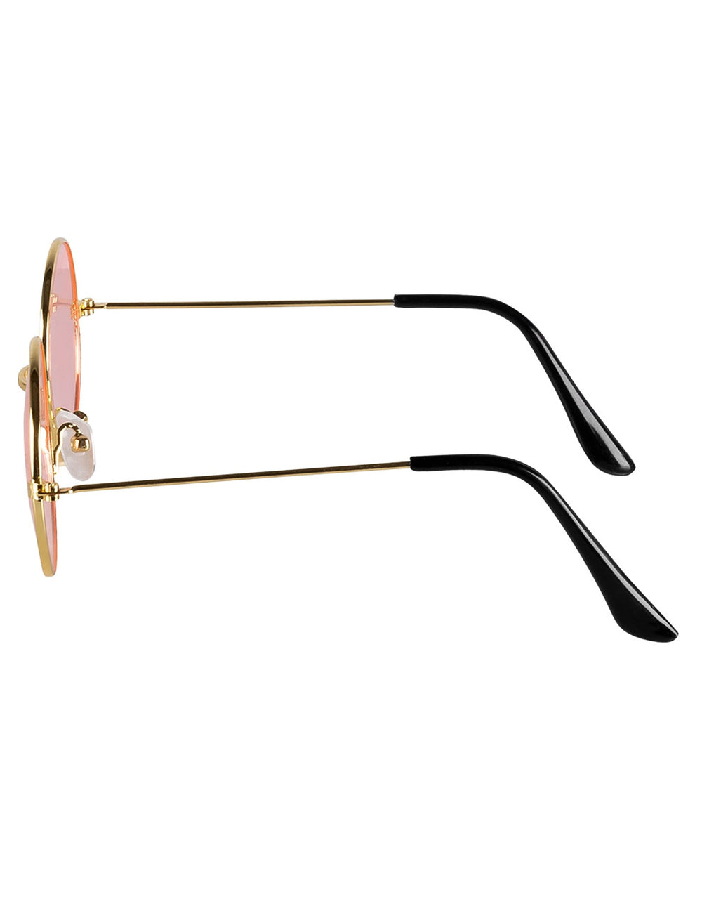 Vue de profil des lunettes du kit accessoires hippie deluxe
