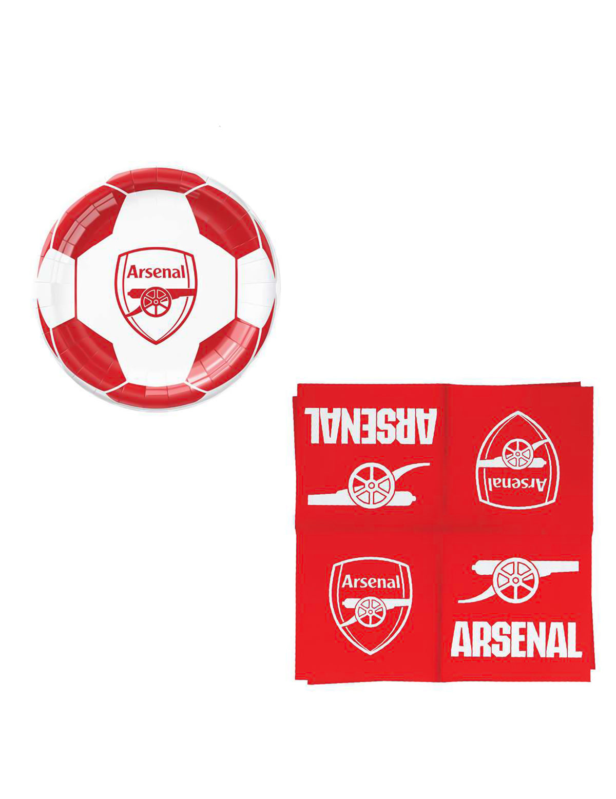 Arsenal Football Club születésnapi készlet 44 darabos