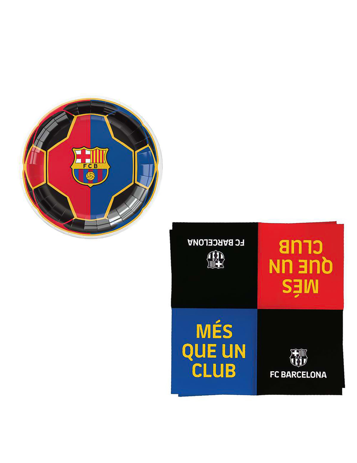 FC Barcelone születésnapi készlet 44 darabos