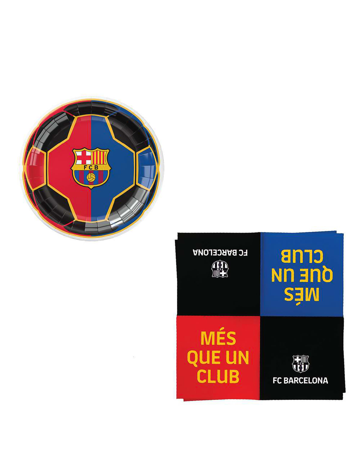FC Barcelone születésnapi készlet 75 darabos