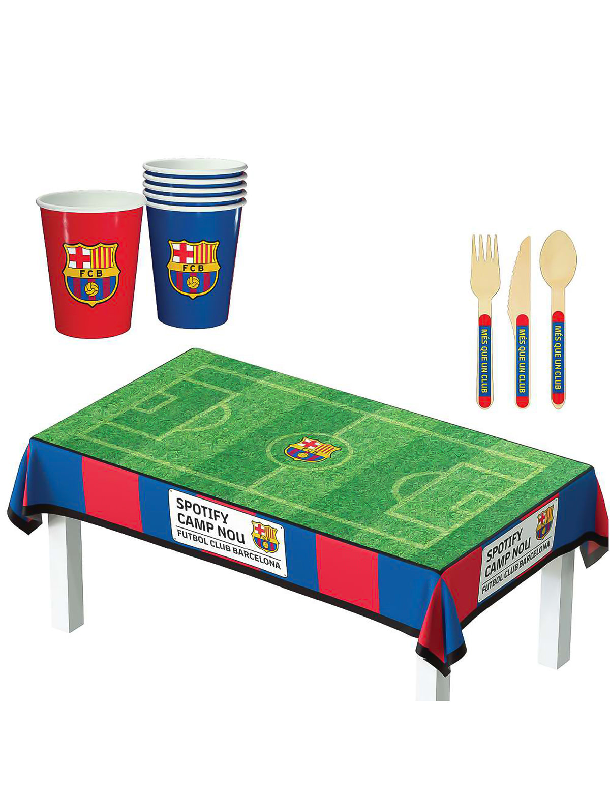 FC Barcelone születésnapi készlet 75 darabos