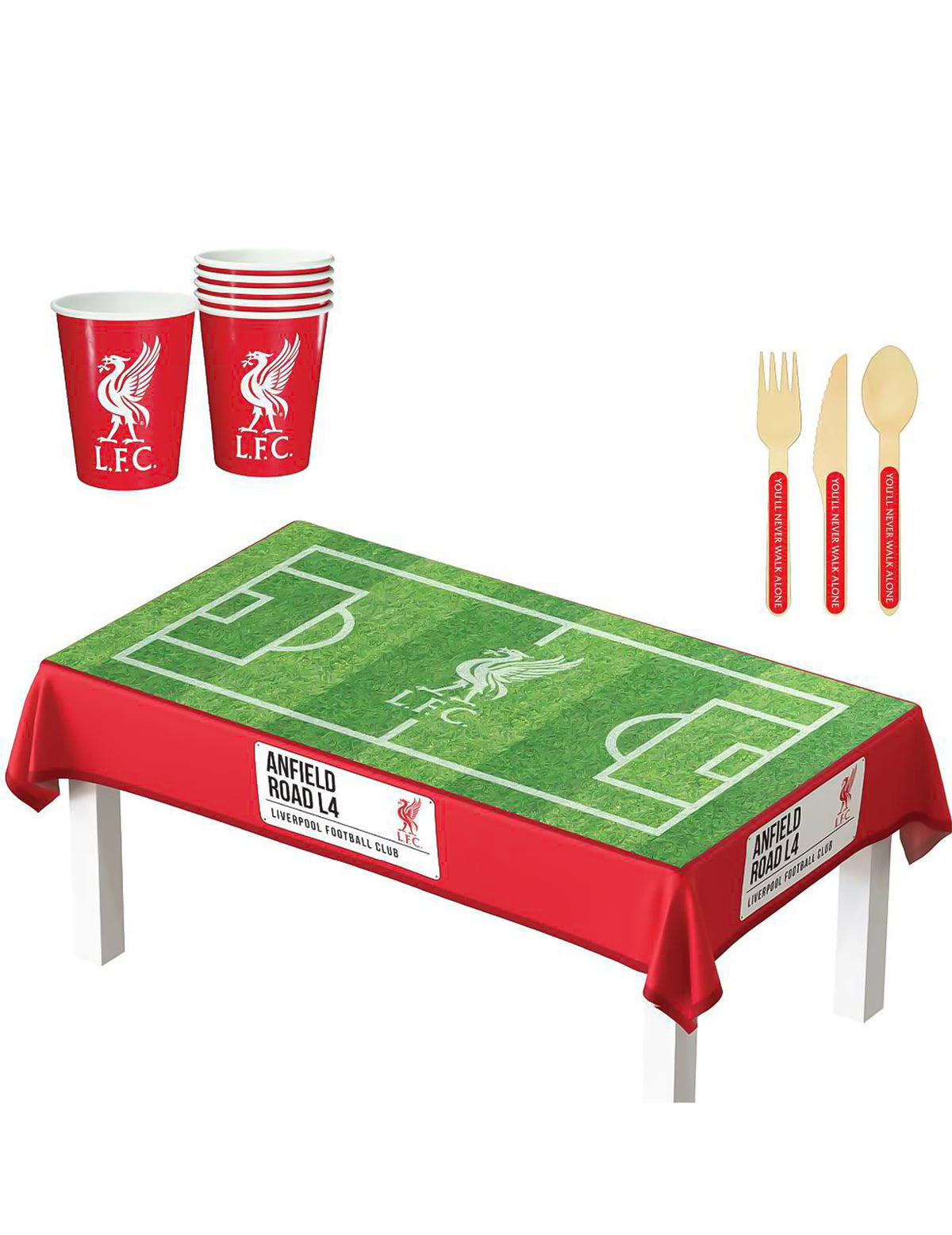 Liverpool Football Club születésnapi készlet 75 darabos