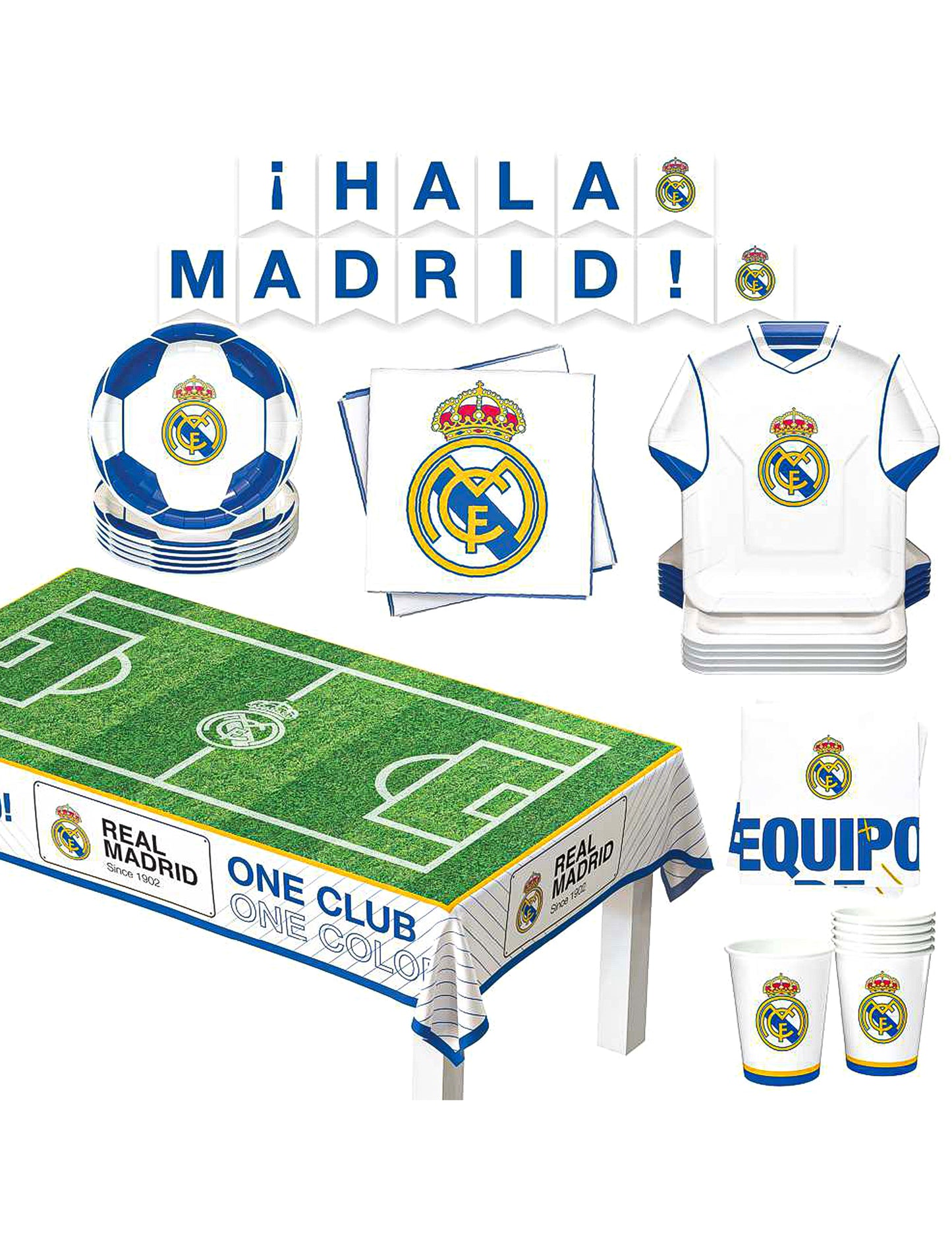 Real Madrid CF születésnapi készlet 44 darabos