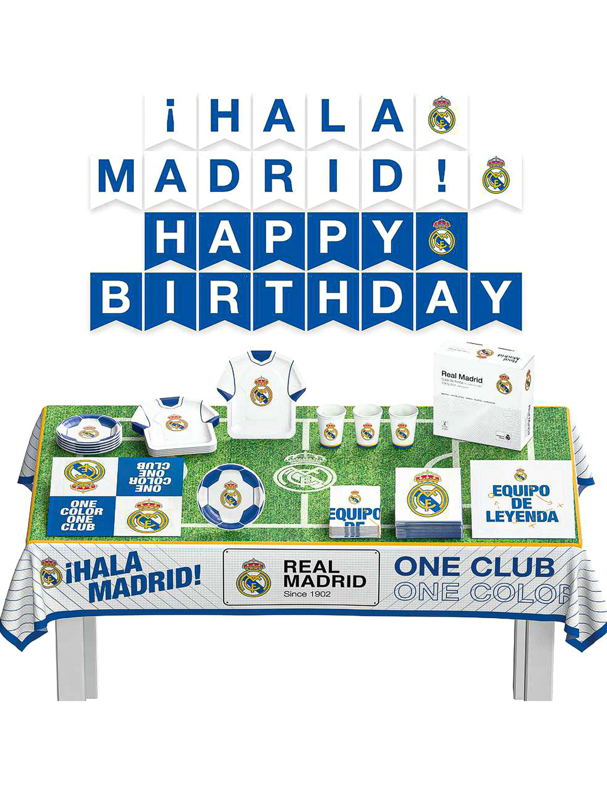 Real Madrid CF születésnapi készlet 44 darabos