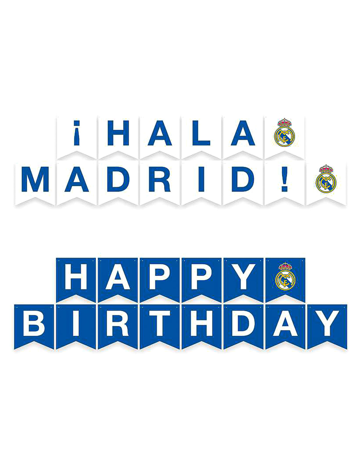 Real Madrid CF születésnapi készlet 44 darabos