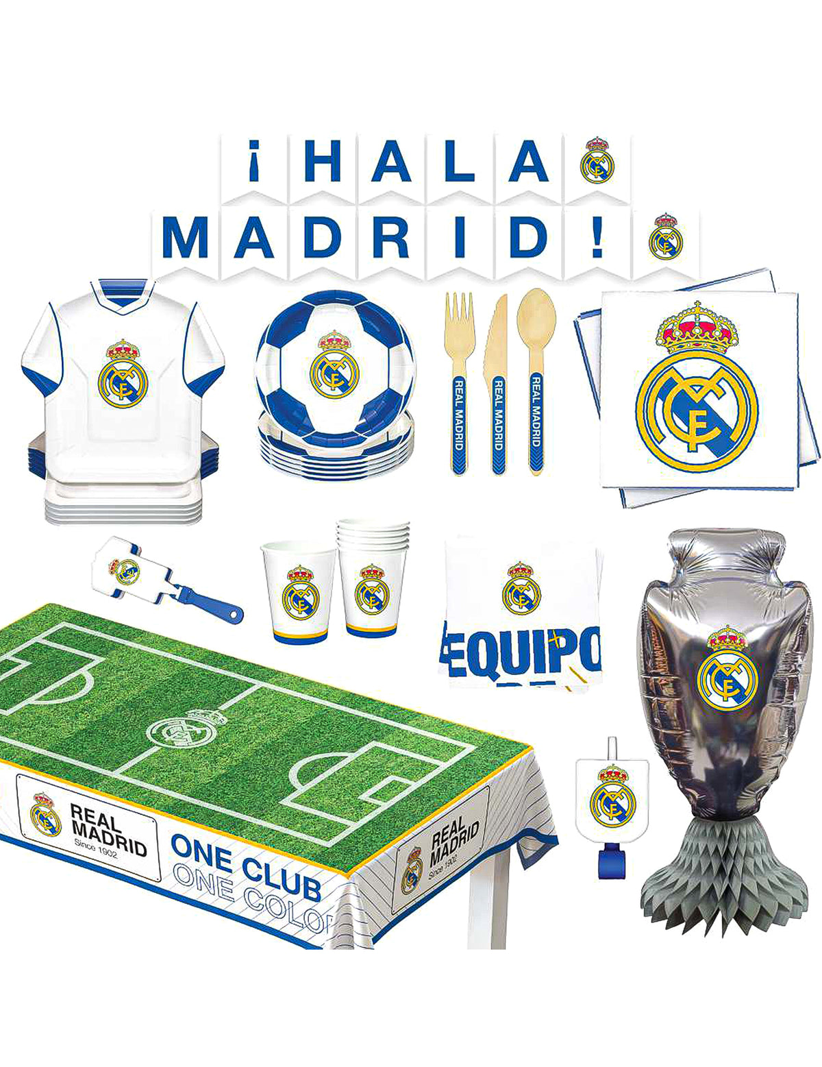 Real Madrid CF születésnapi készlet 75 darabos