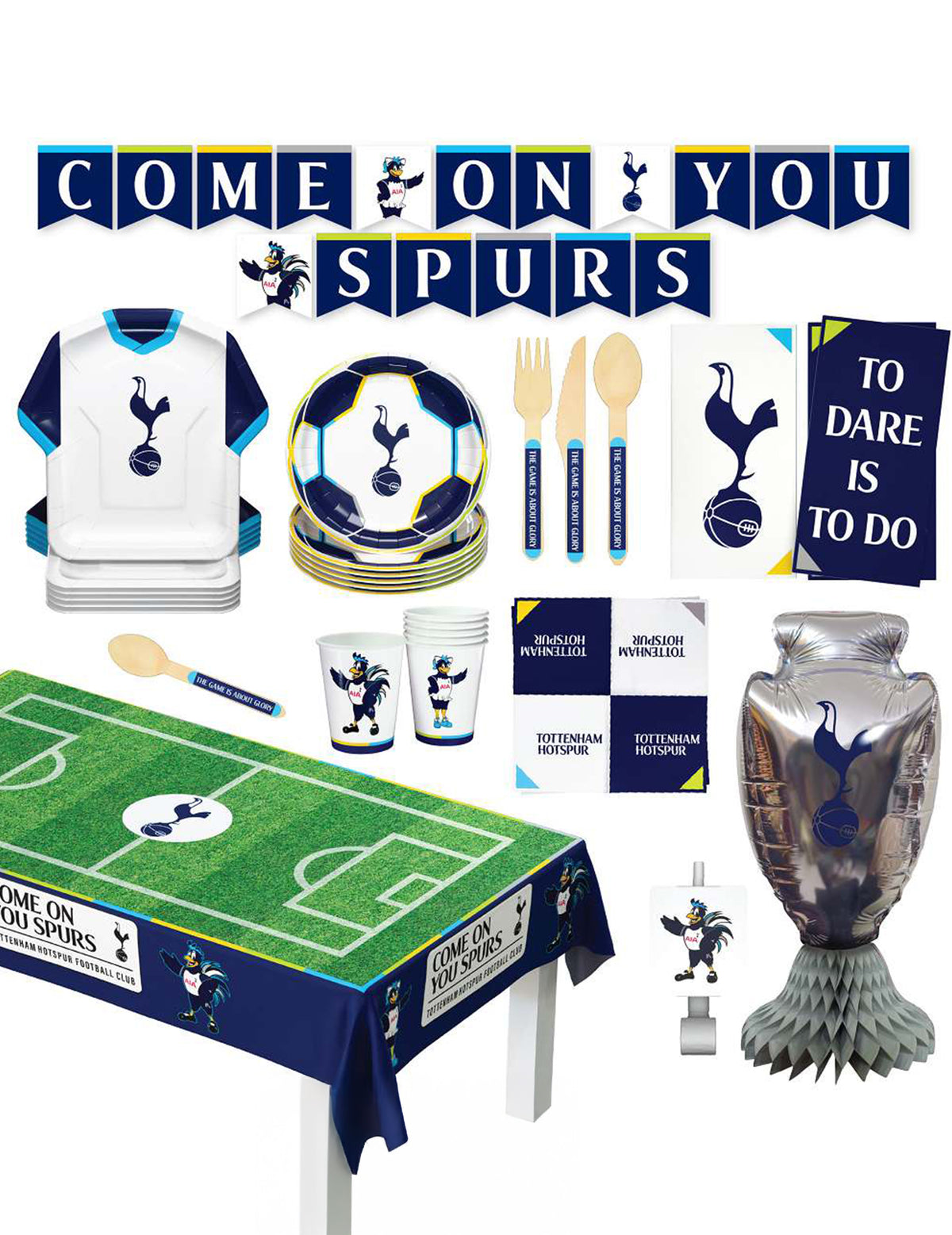 Tottenham Hotspur Football Club születésnapi készlet 75 darabos