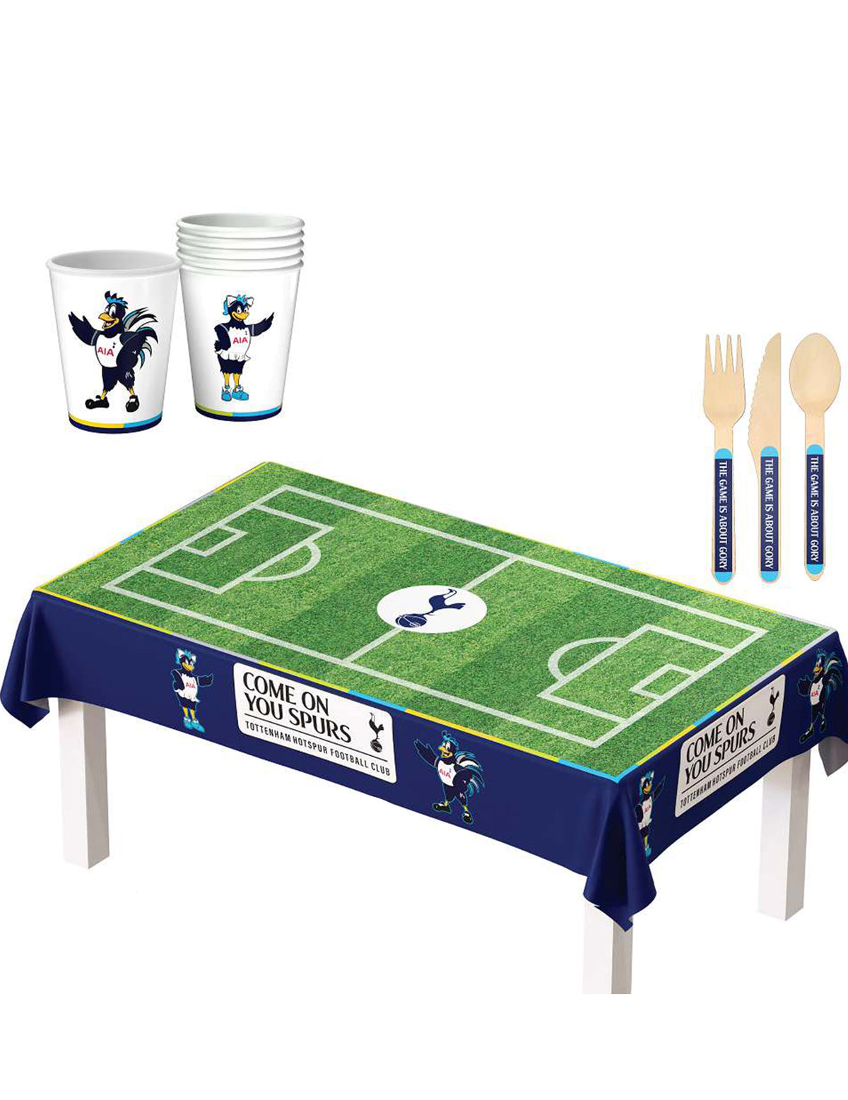 Tottenham Hotspur Football Club születésnapi készlet 75 darabos