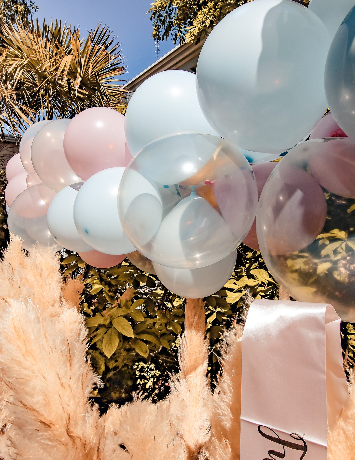 58 lufis nemfelfedő ívkészlet kék és rózsaszín színben