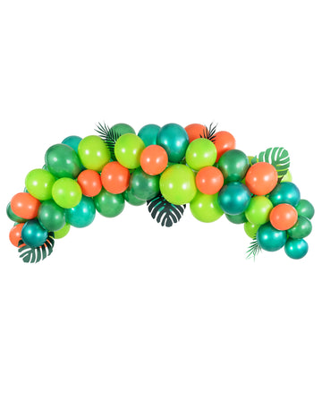 Trópusi dzsungel lufi ív készlet (60 darabos) születésnapokra