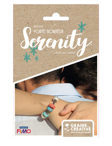 Szerencse ékszerkészlet: polimer agyag gyöngyös karkötő és medálok